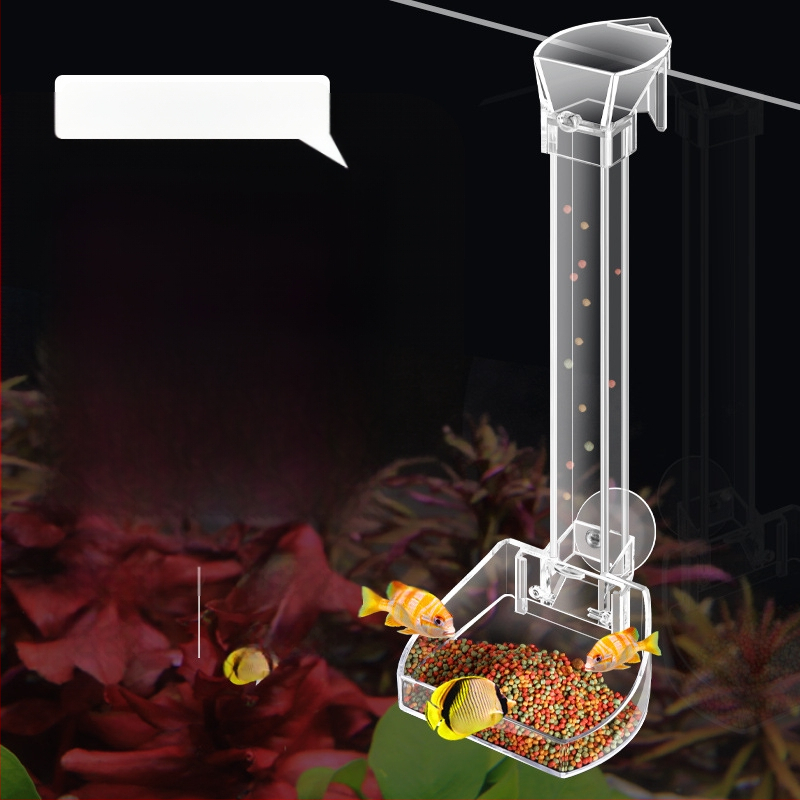 Акрилна тръба за аквариумно хранене със автоматично подаване, прозрачен хранилник за скариди — Strange Garden