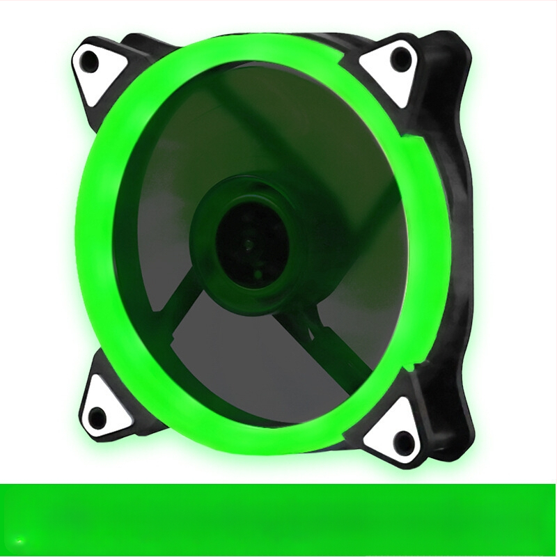 Ανεμιστήρας ψύξης για θήκη PC με LED φωτισμό, υδραυλικό ρουλεμάν, 1200 RPM, θόρυβος 22 dBA, διάρκεια ζωής 30.000 ωρών