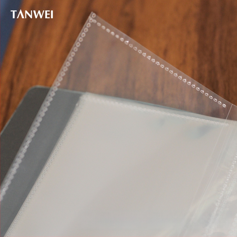 A5 színházi jegy és utazási tároló – hatszögű lyukas binder, PU bőr, testreszabás és logónyomtatás, engedélyezett magánmárka