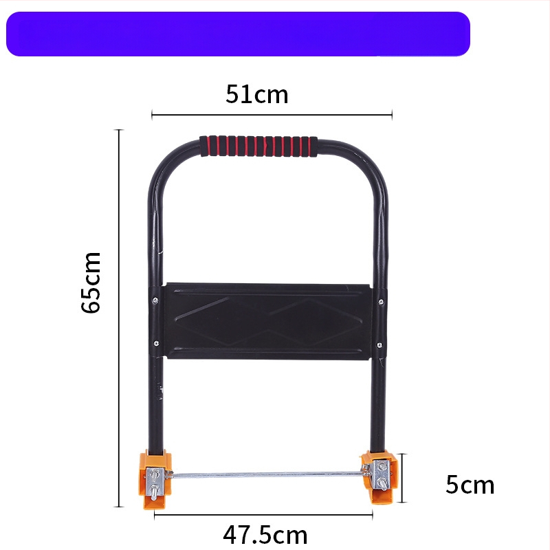 Bevásárlókocsi fogantyú, összecsukható és mozgatható, galvanizált acélcső, Xingyue márka