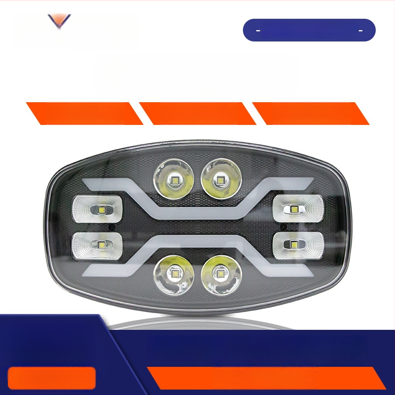 Kamion LED világítás, 8-LED típusú A, 32W/58W, 10–60V DC, 5050+2835 LED-ek, élettartam 50 000 h