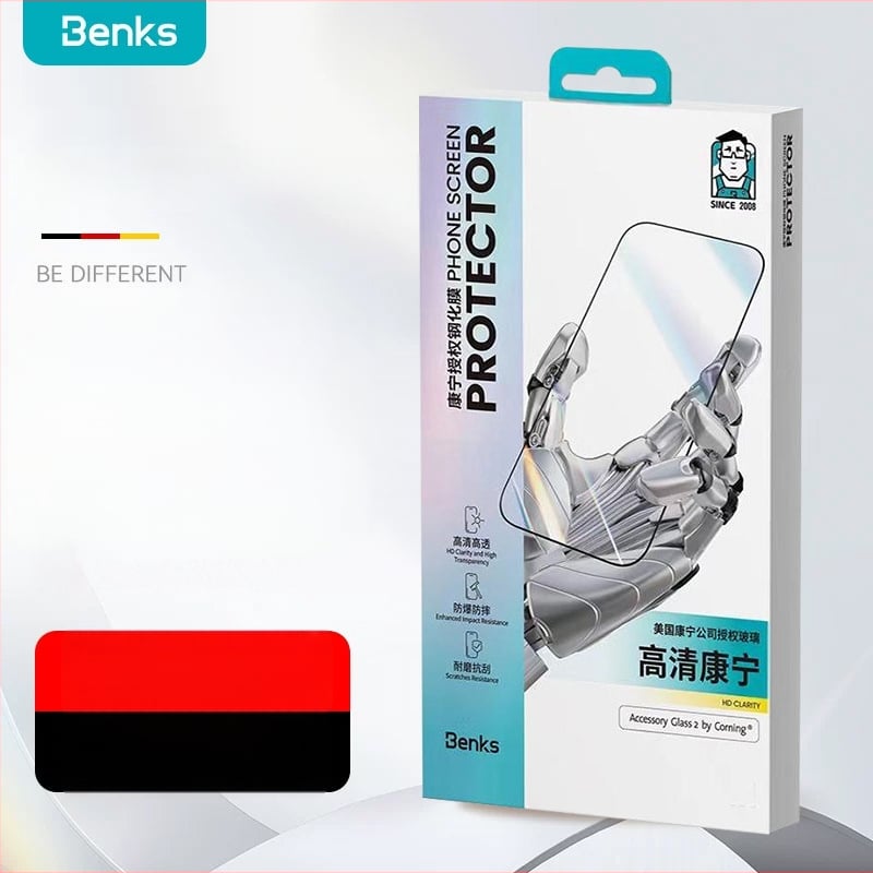 Benks zaštitno staklo za zaslon za iPhone 15 Pro Max, Corning Gorilla Glass, Anti-Peep, Anti-Blue Light, HD zaštita očiju