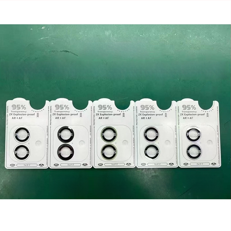 Zaštitno staklo kamere za iPhone 17 Pro Max i iPhone 17 Air, kaljeno staklo, dvobojni premaz, otporno na udarce, prašinu i otiske prstiju.