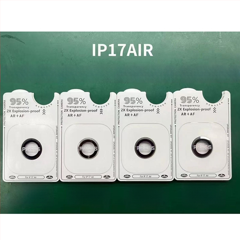 Zaštitno staklo kamere za iPhone 17 Pro Max i iPhone 17 Air, kaljeno staklo, dvobojni premaz, otporno na udarce, prašinu i otiske prstiju.