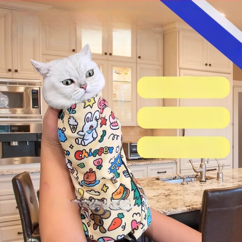 Pungă de înfășurare pentru tăierea unghiilor pisicii – țesătură, anti-zgârietură, anti-mușcare