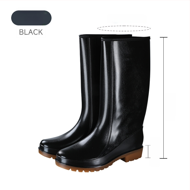 JSM Unisex Μποτάκια Βροχής για Κατασκευές, Αδιάβροχα, Αντιολισθητικά, Υψηλή Τούμπα, Πλαστικό Επάνω και Σόλα, Υφασμάτινο Πάτο