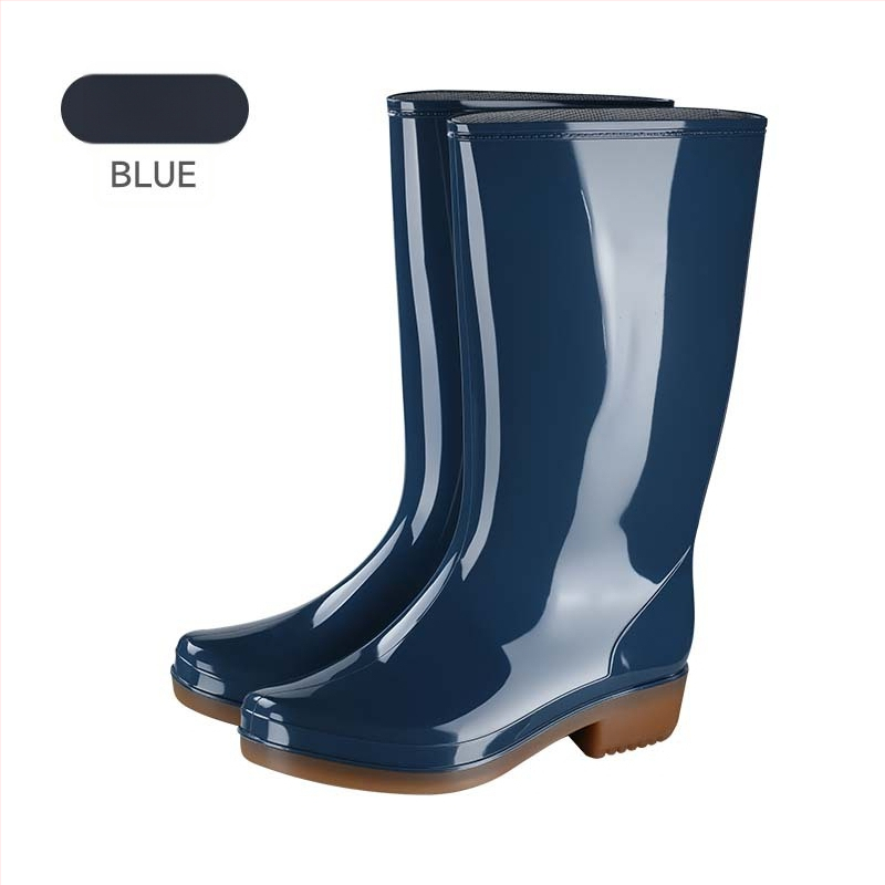 JSM Unisex Μποτάκια Βροχής για Κατασκευές, Αδιάβροχα, Αντιολισθητικά, Υψηλή Τούμπα, Πλαστικό Επάνω και Σόλα, Υφασμάτινο Πάτο