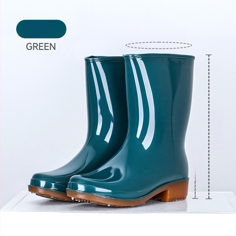 JSM Unisex Μποτάκια Βροχής για Κατασκευές, Αδιάβροχα, Αντιολισθητικά, Υψηλή Τούμπα, Πλαστικό Επάνω και Σόλα, Υφασμάτινο Πάτο