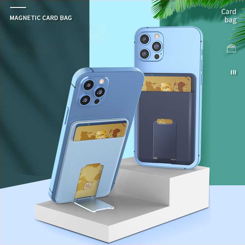 Chengye MagSafe szilikon kártyatartó mágneses állvánnyal iPhone 12/13-hoz