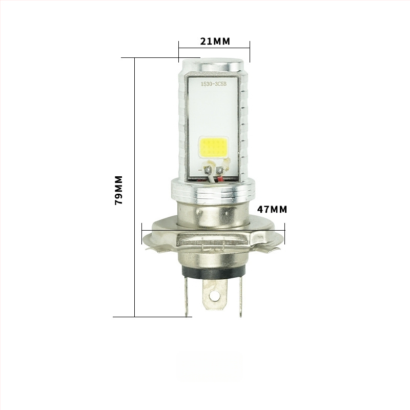 Φανάρι LED μοτοσικλέτας H4, αλουμινένιο περίβλημα, IP67, 1500LM, 8-80V
