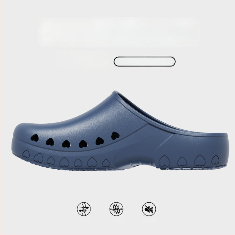 Παντόφλες χειρουργείου για άνδρες – Αντιολισθητικές, με κλειστό δάχτυλο, Αντιστατικές, EVA επάνω, EVA σόλα, κατασκευασμένες με έγχυση