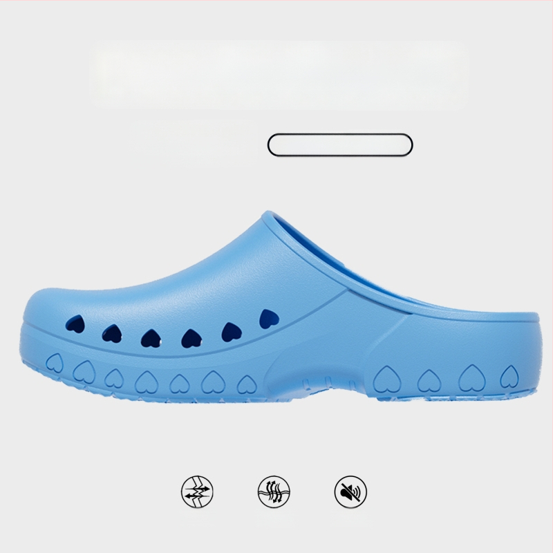 Παντόφλες χειρουργείου για άνδρες – Αντιολισθητικές, με κλειστό δάχτυλο, Αντιστατικές, EVA επάνω, EVA σόλα, κατασκευασμένες με έγχυση