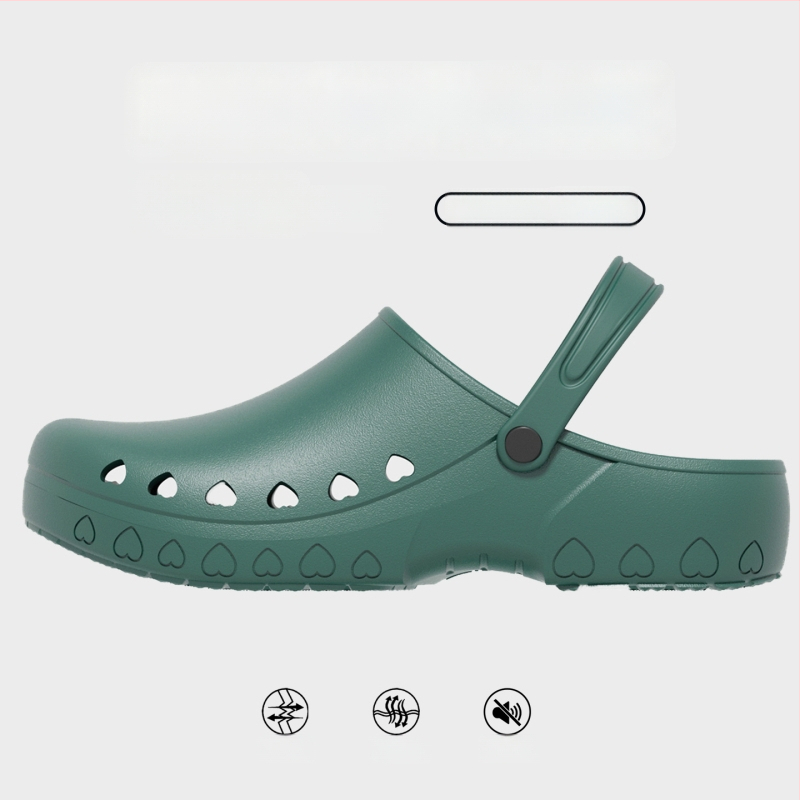 Παντόφλες χειρουργείου για άνδρες – Αντιολισθητικές, με κλειστό δάχτυλο, Αντιστατικές, EVA επάνω, EVA σόλα, κατασκευασμένες με έγχυση