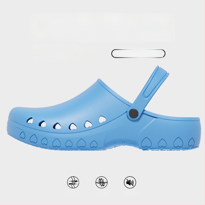 Παντόφλες χειρουργείου για άνδρες – Αντιολισθητικές, με κλειστό δάχτυλο, Αντιστατικές, EVA επάνω, EVA σόλα, κατασκευασμένες με έγχυση