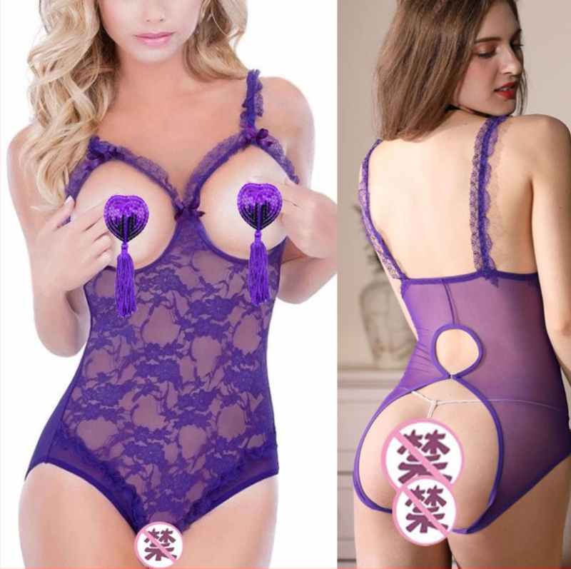 Lenjerie | Material dantelat, design cu bust expus, conținut blană de iepure 90–95%