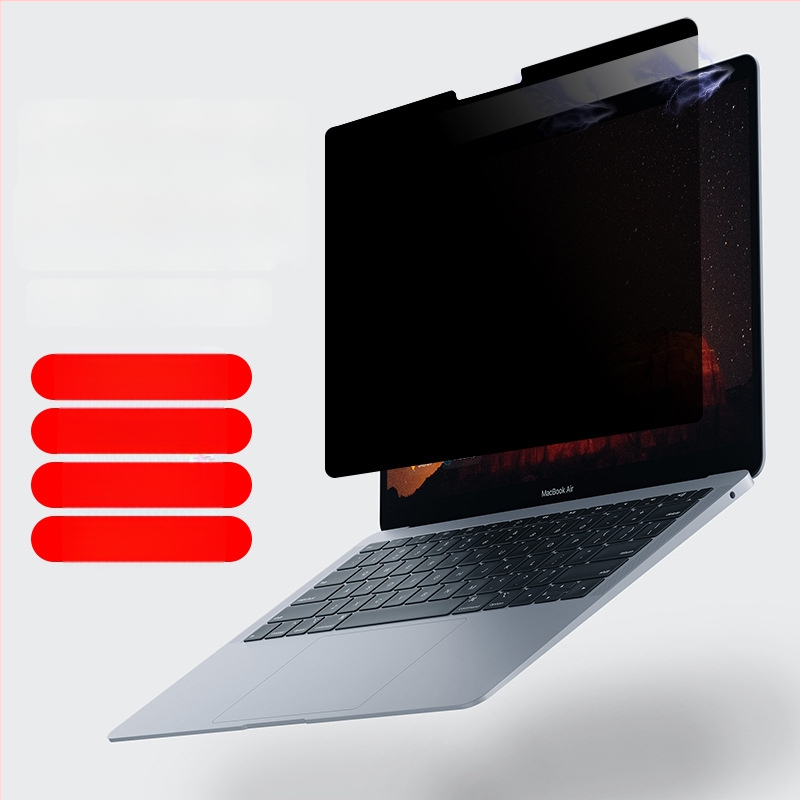 MacBook kijelzőhöz tartozó mágneses betekintésvédelmi fólia – PET anyag, bevonat, The Concealer, modell MacBook, kompatibil Apple laptop kijelzőjével