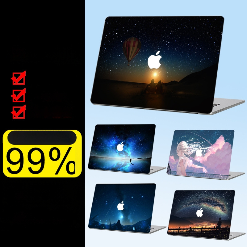Φιλμ περιβλήματος MacBook – PVC skin για φορητό υπολογιστή από την Pimo, συμβατό με κύρια μοντέλα, σετ φιλμ και οδηγίες, χωρίς κοπή, επανακόλληση χωρίς υπόλειμμα κόλλας