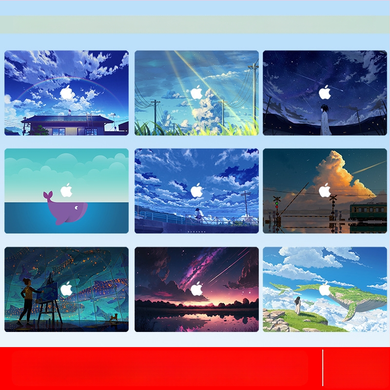 Φιλμ περιβλήματος MacBook – PVC skin για φορητό υπολογιστή από την Pimo, συμβατό με κύρια μοντέλα, σετ φιλμ και οδηγίες, χωρίς κοπή, επανακόλληση χωρίς υπόλειμμα κόλλας