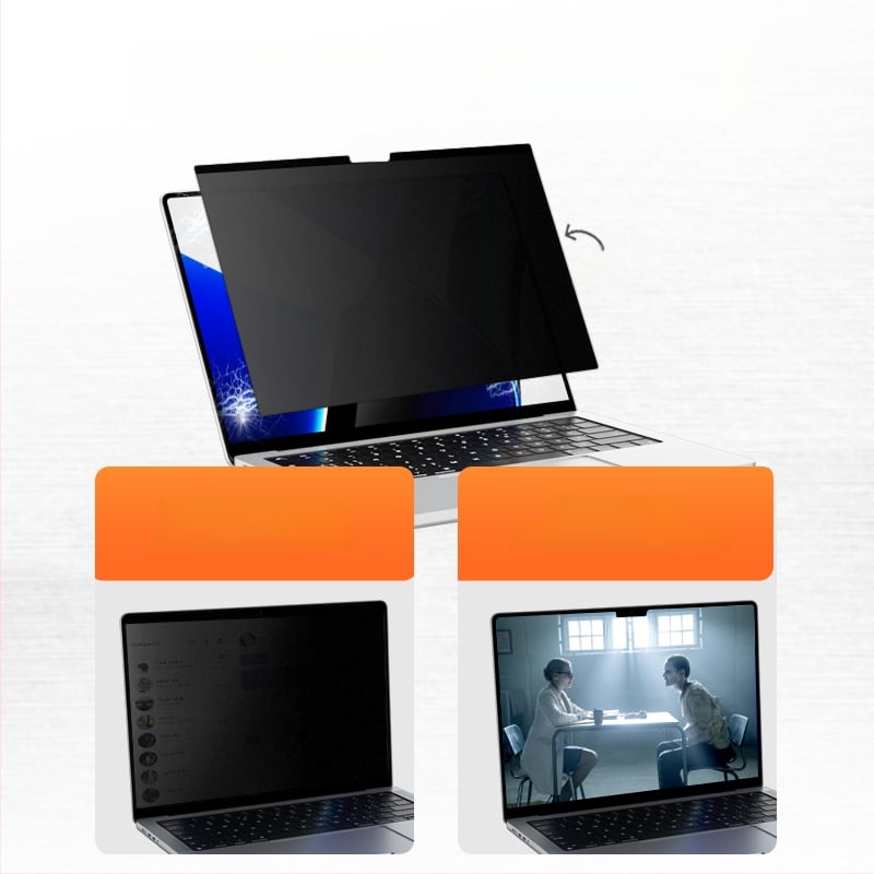 Zaštitno staklo zaslona za MacBook Pro s magnetskim držanjem, zaštitom privatnosti i filtrom plavog svjetla