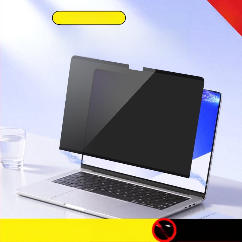Protecție pentru ecran pentru Apple MacBook Air M4/M5 – Snap-on, Anti-Blue Light, Anti-Peep, Acoperire PET/PVC