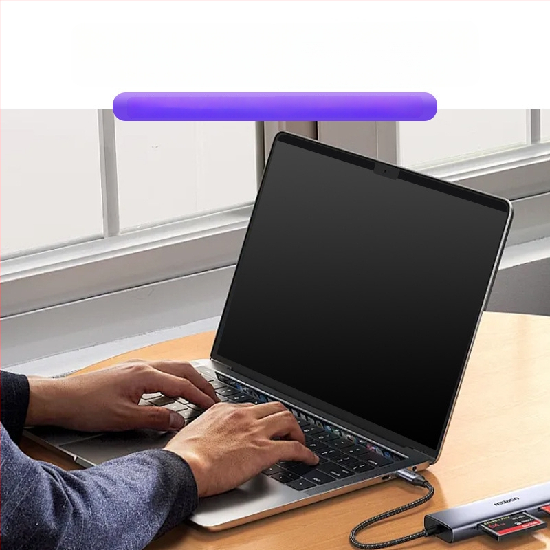 Protecție pentru ecran pentru Apple MacBook Air M4/M5 – Snap-on, Anti-Blue Light, Anti-Peep, Acoperire PET/PVC