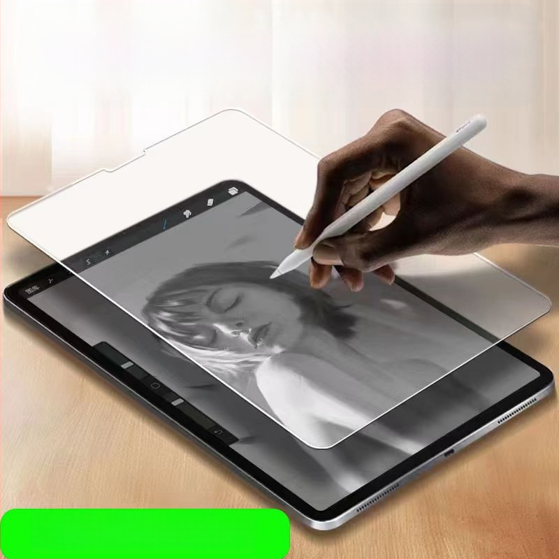 Front φιλμ από tempered glass με υφή χαρτιού για Apple iPad – HD ευκρίνεια, αντι-δακτυλικά αποτυπώματα, ανθεκτικό σε πτώσεις, πλήρης κάλυψη