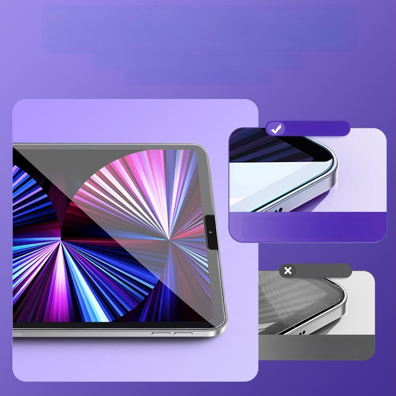 Προστατευτικό οθόνης iPad από tempered glass – πλήρης κάλυψη, αντίσταση σε πτώσεις, εμπρόσθιο φιλμ, φίλτρο μπλε φωτός