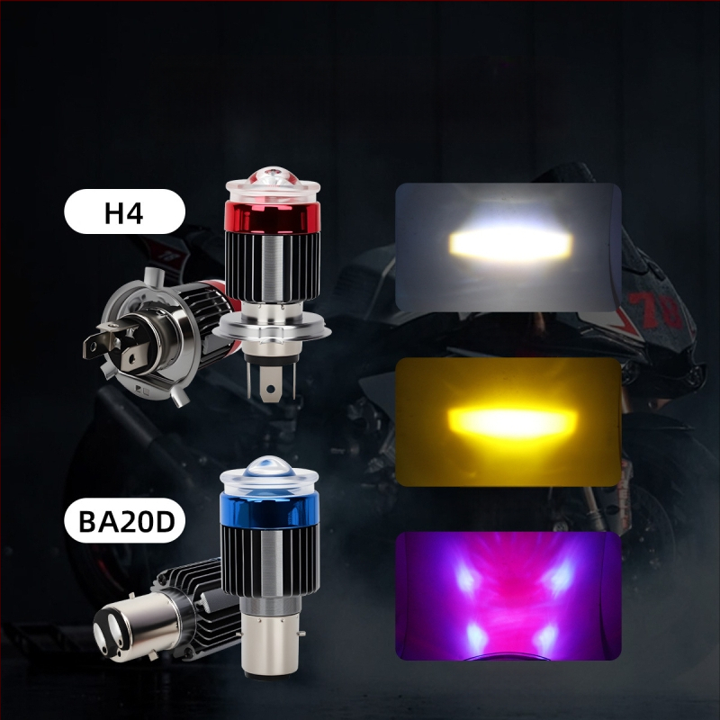 LED προβολέας μοτοσικλέτας, περίβλημα από αεροπορικό αλουμίνιο, 12V, LED πηγή φωτός, συγκεντρωτικός φακός, προστασία IP64