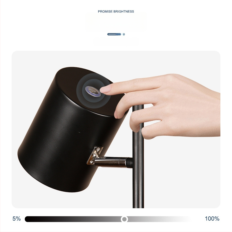 LED padlólámpa érintéses kapcsolóval, modern minimalist dizájn, ZX011, 40 SMD2835 LED, 5–10 m² fényhatótávolság