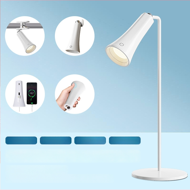 Višenamjenska magnetska LED lampa za spavaću sobu i radni stol, zidna rasvjeta za studentsku sobu, osvjetljenje za učenje, noćno svjetlo, dar