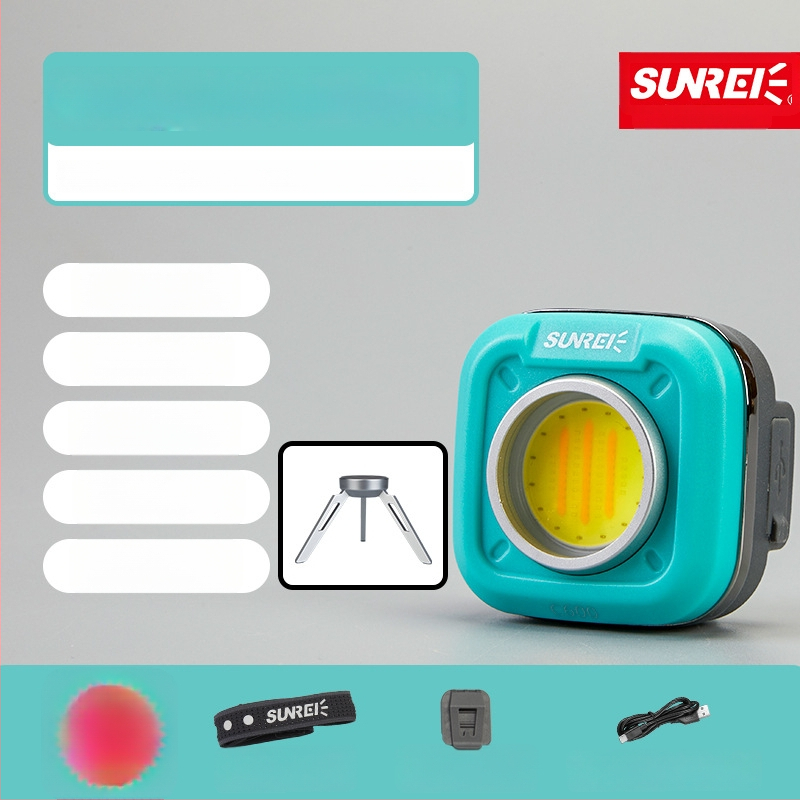 LED κάμπινγκ λαμπτήρας με ισχυρή μαγνητική βάση, 6W, επαναφορτιζόμενη μπαταρία 1200mAh, φορητό εξωτερικό φως