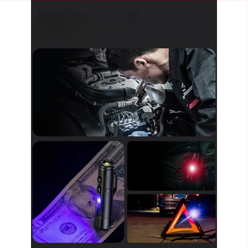 Φορτιζόμενος φακός μπρελόκ με LED τσιπ Waiord, μαγνητικό εξωτερικό φως αυτοκινήτου