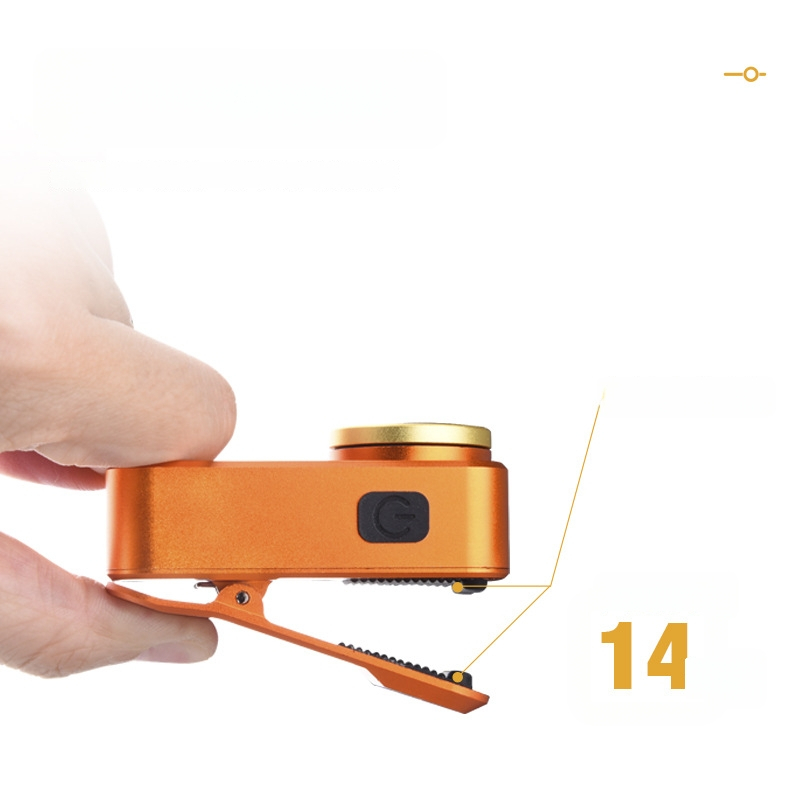 Μίνι χειροφάνερ USB φόρτισης, LED 6W, έως 500 lm, 500 mAh, IP45, αλουμινένιο περίβλημα