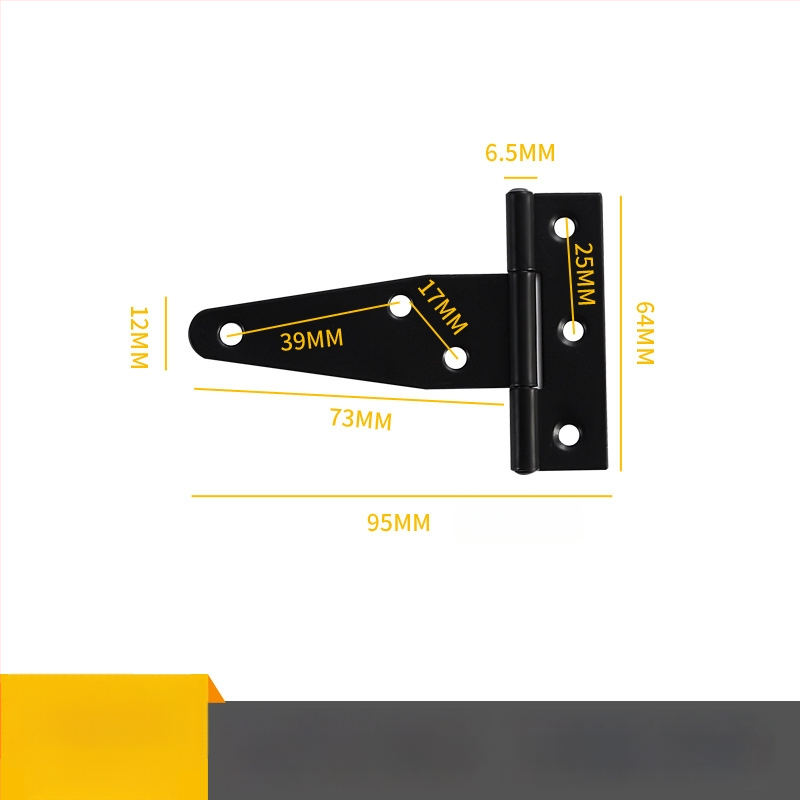 Μεντεσές Τ-σχήματος για πόρτες και φράχτες, σιδερένιος, σφράγιση, κωδικός προϊόντος 271