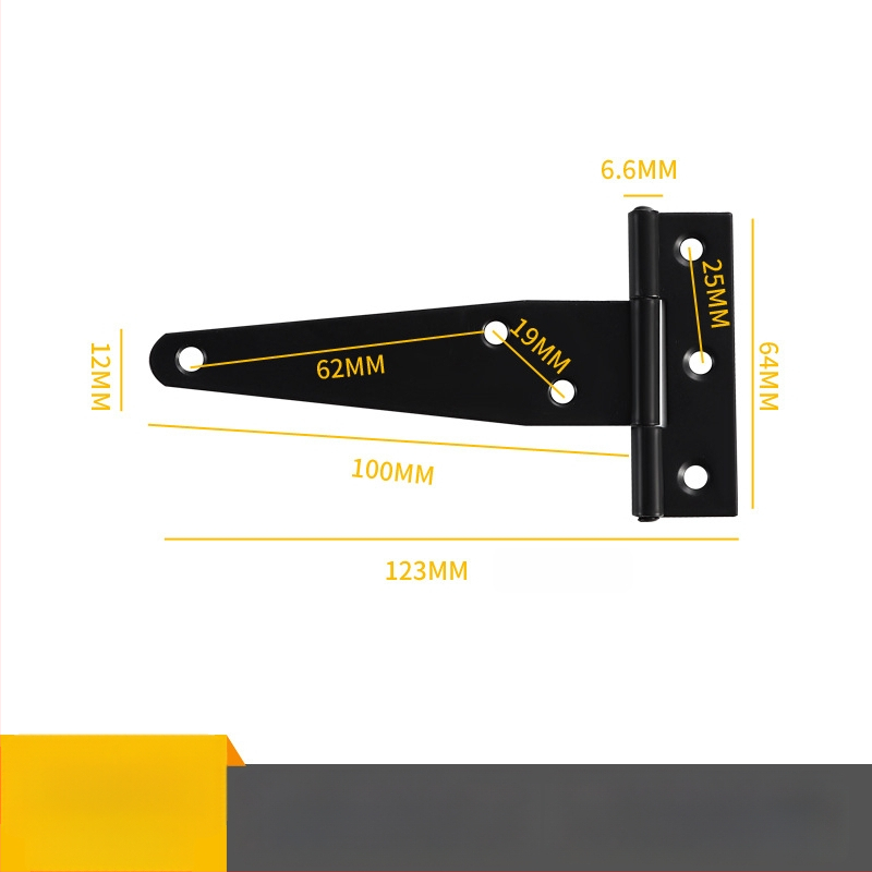 Μεντεσές Τ-σχήματος για πόρτες και φράχτες, σιδερένιος, σφράγιση, κωδικός προϊόντος 271