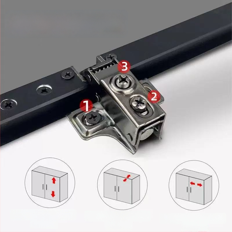 Μεντεσές πόρτας ντουλάπας – σιδερένιος, ηλεκτροχρωμιωμένος, πάχος 1 mm, Lingzhi