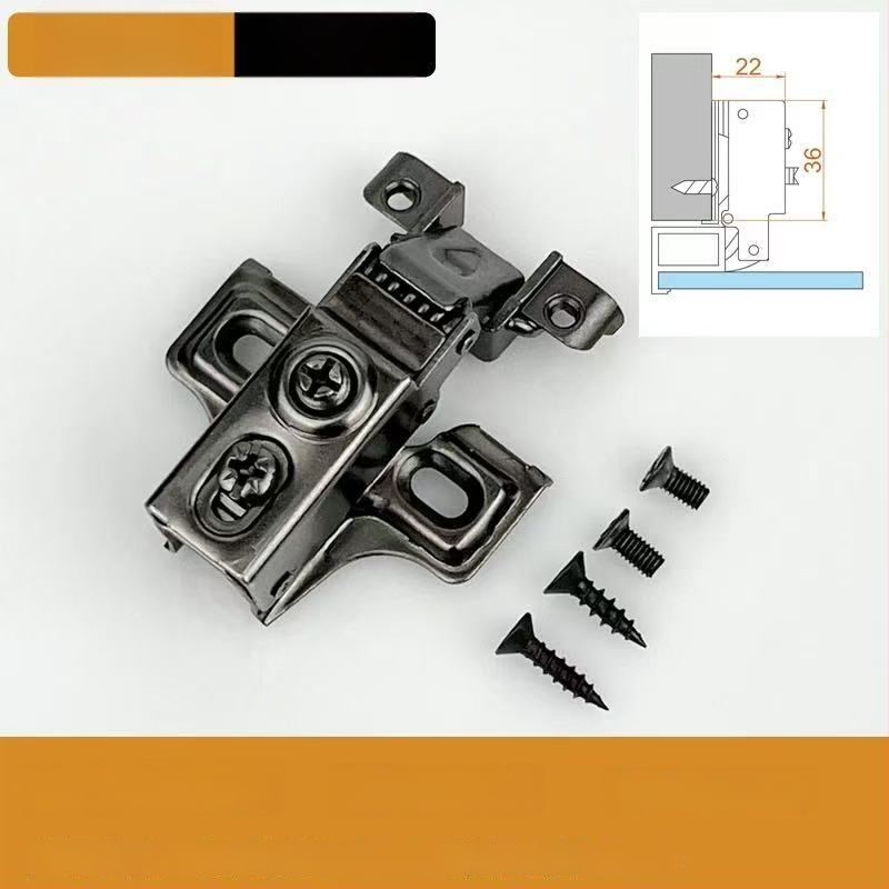 Μεντεσές πόρτας ντουλάπας – σιδερένιος, ηλεκτροχρωμιωμένος, πάχος 1 mm, Lingzhi