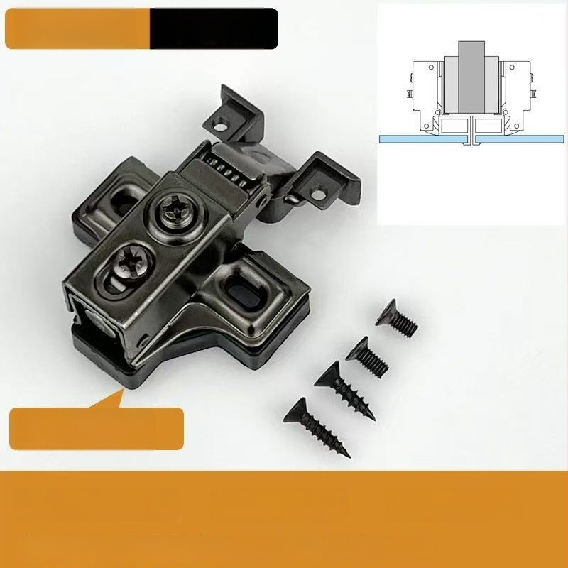 Μεντεσές πόρτας ντουλάπας – σιδερένιος, ηλεκτροχρωμιωμένος, πάχος 1 mm, Lingzhi