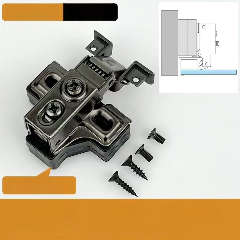 Μεντεσές πόρτας ντουλάπας – σιδερένιος, ηλεκτροχρωμιωμένος, πάχος 1 mm, Lingzhi