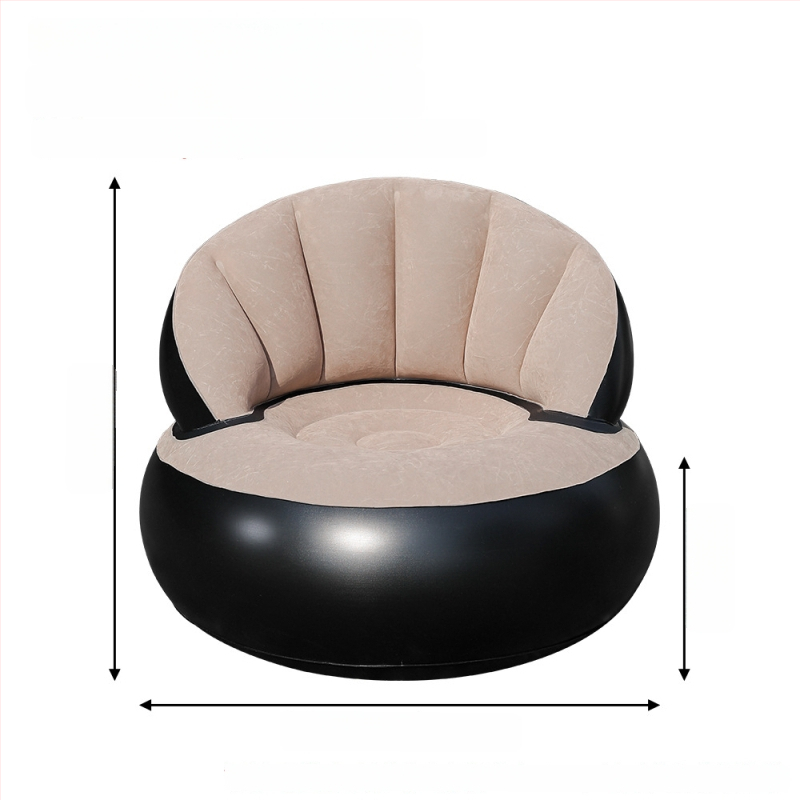 Φουσκωτός καναπές σε σχήμα μπάλας για ένα άτομο, bean bag, διπλώνεται και φορητός