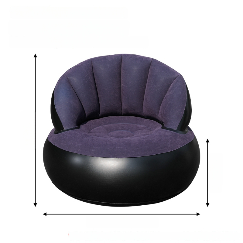 Φουσκωτός καναπές σε σχήμα μπάλας για ένα άτομο, bean bag, διπλώνεται και φορητός