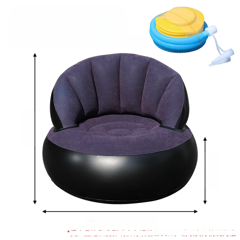 Φουσκωτός καναπές σε σχήμα μπάλας για ένα άτομο, bean bag, διπλώνεται και φορητός