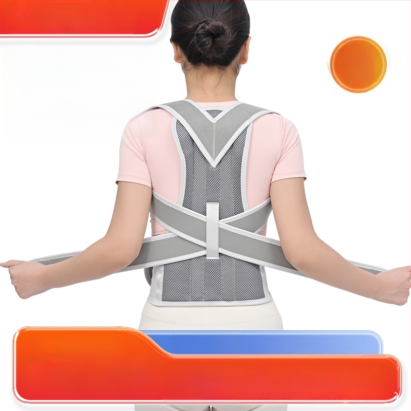 Bandă de corecție a posturii pentru adulți — Spandex, protecție umeri, potrivire universală, pentru alergare și fitness