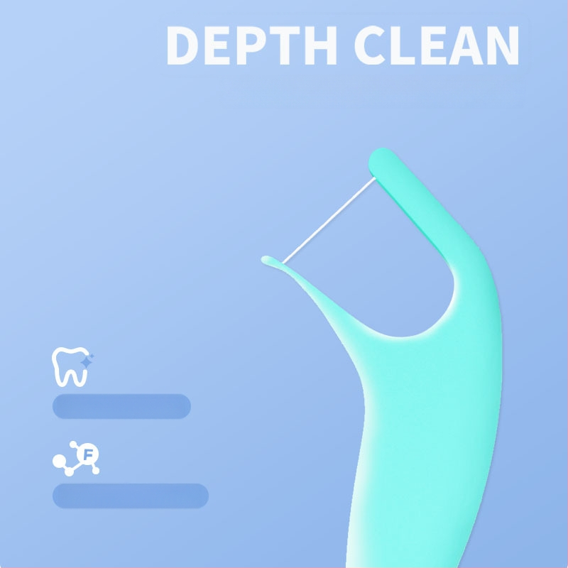 Bețe de ață ortodontică pentru aparat dentar, din plastic, 50–80 buc./ambalaj, ambalaj în vrac, origine Shenzhen