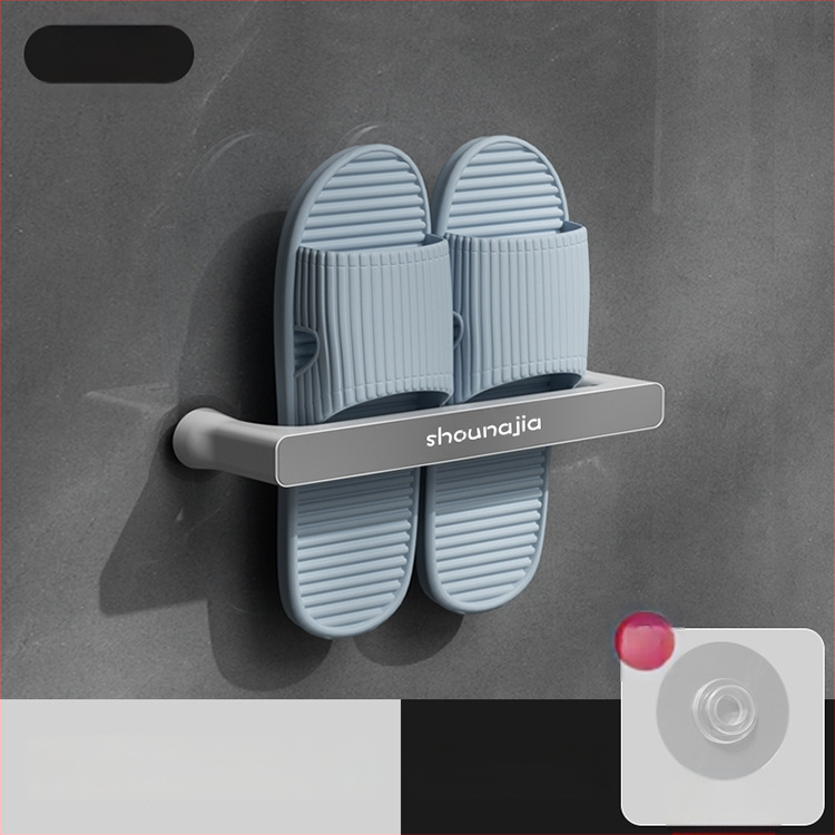 Πλαστική κρεμάστρα πετσετών τοίχου, χωρίς διάτρηση, οργανωτής μπάνιου