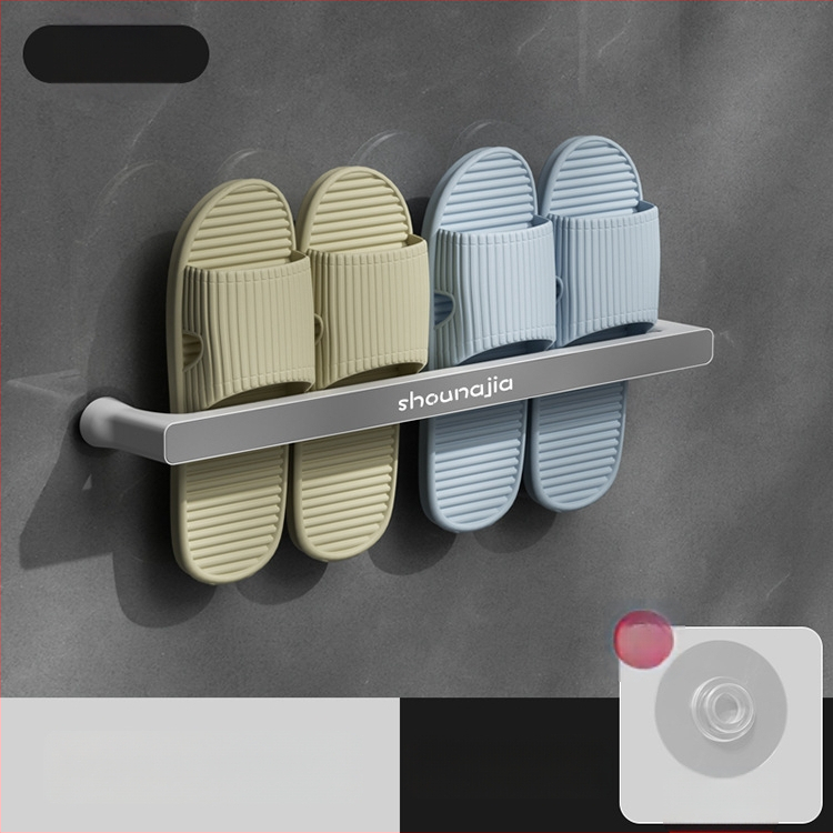 Πλαστική κρεμάστρα πετσετών τοίχου, χωρίς διάτρηση, οργανωτής μπάνιου
