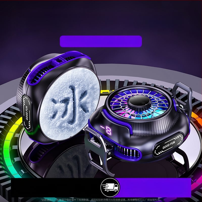 Магнитен охладител за телефон с двуядрен полупроводник, заден клип, 125 г, 10W, Type-C интерфейс, ABS+метал, модел N26