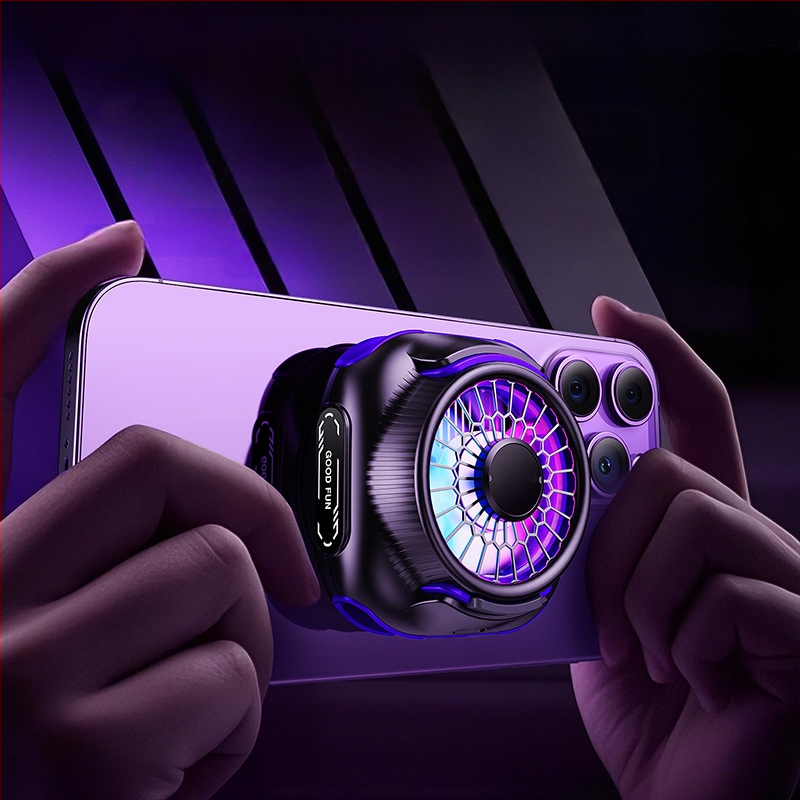 Магнитен охладител за телефон с двуядрен полупроводник, заден клип, 125 г, 10W, Type-C интерфейс, ABS+метал, модел N26