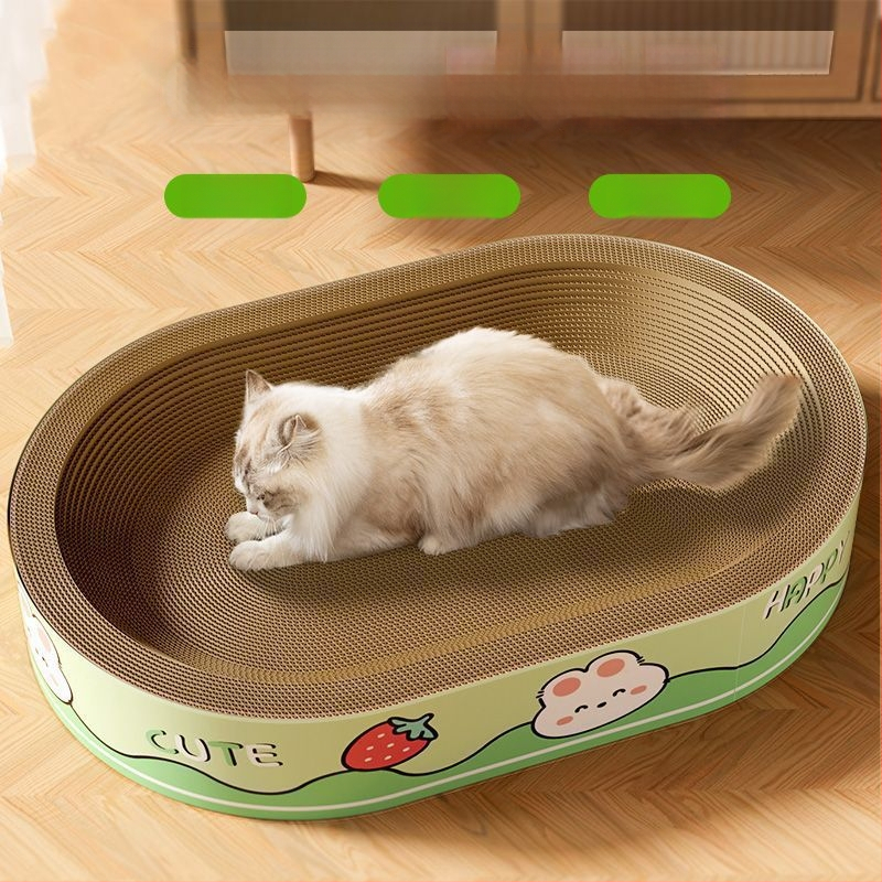 Φωλιά γάτας με πίνακα γρατσουνίσματος, όλα σε ένα; υλικό: Default item, συσκευασία: 1, στυλ: γλυκό