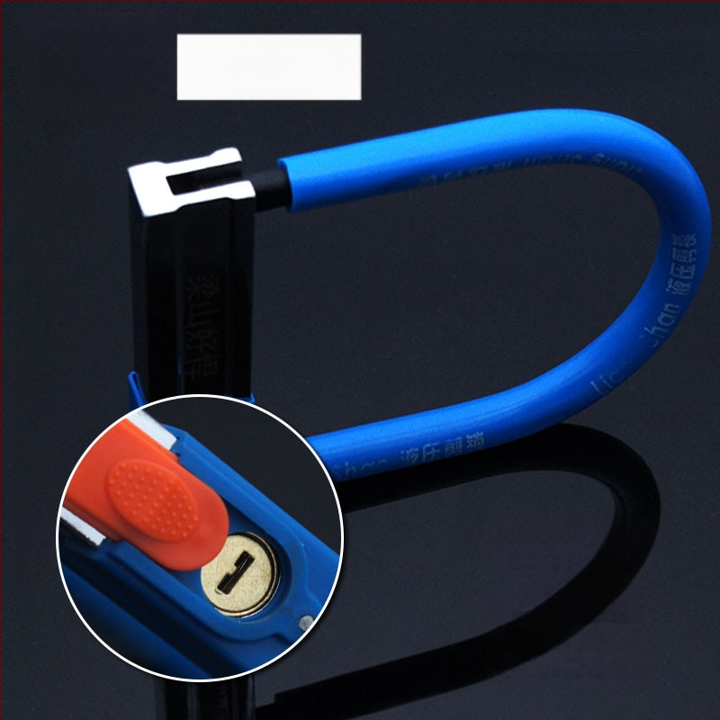 U-κλειδαριά ασφαλείας σε σχήμα U για μοτοσικλέτες, ηλεκτρικά οχήματα και ποδήλατα — ατσάλινο σώμα, μάρκα Hero Liang Shan, βάρος 1180 g